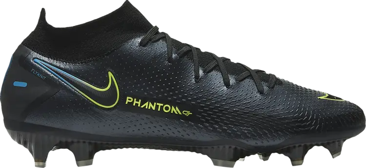 

Бутсы Nike Phantom GT Elite DF FG 'Black Cyber', черный