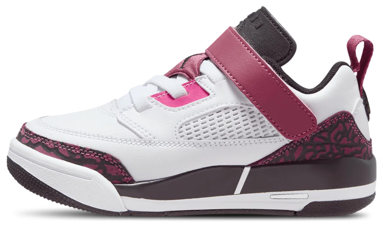 Кроссовки для девочек Spizike Low Fem Jordan, цвет Black/White/Pink — фото 2