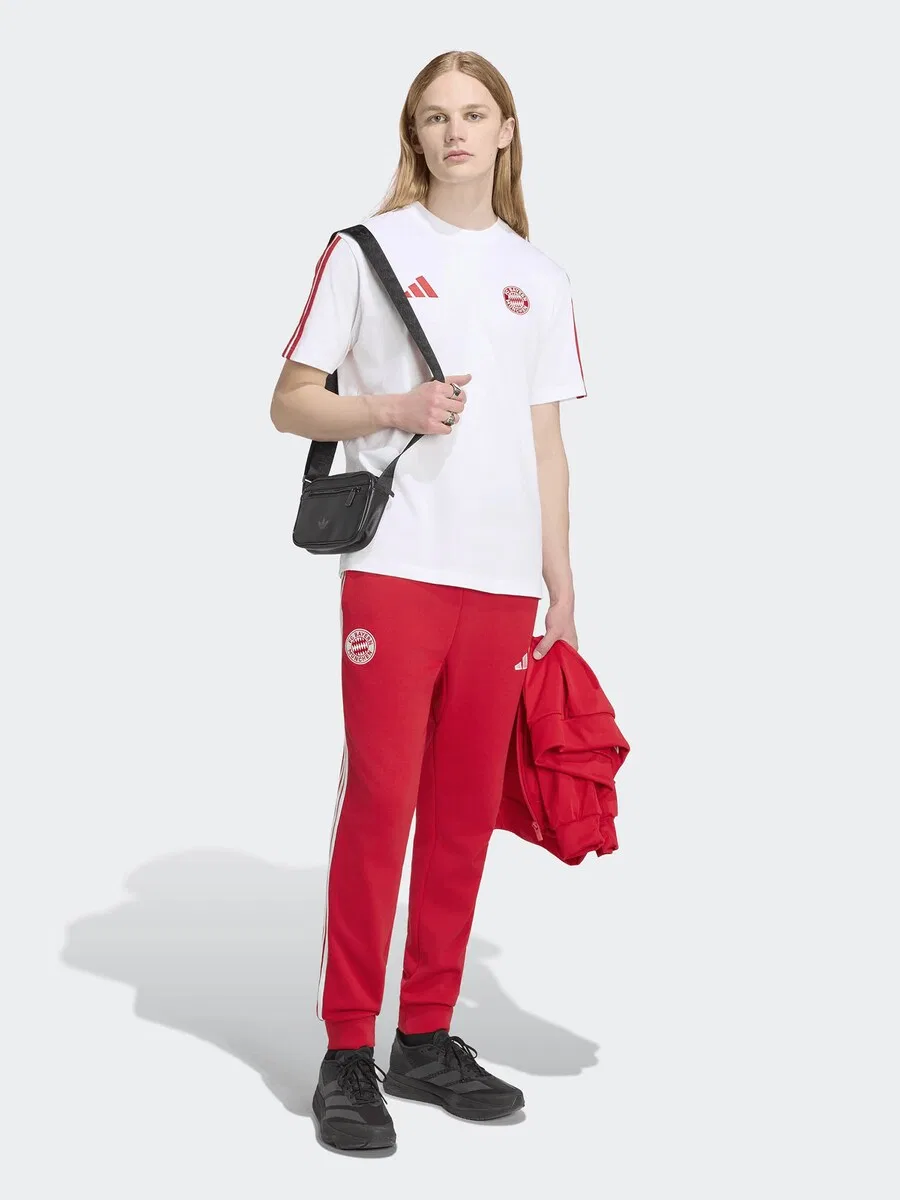 Брюки ADIDAS PERFORMANCE Regular красного цвета — фото 4