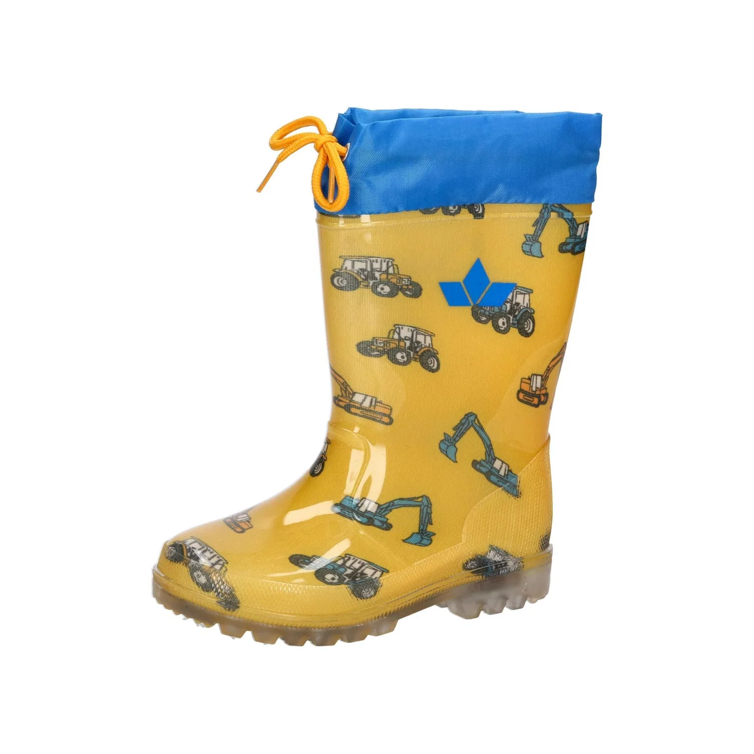 Детские резиновые сапоги с подсветкой Lico, Yellow
