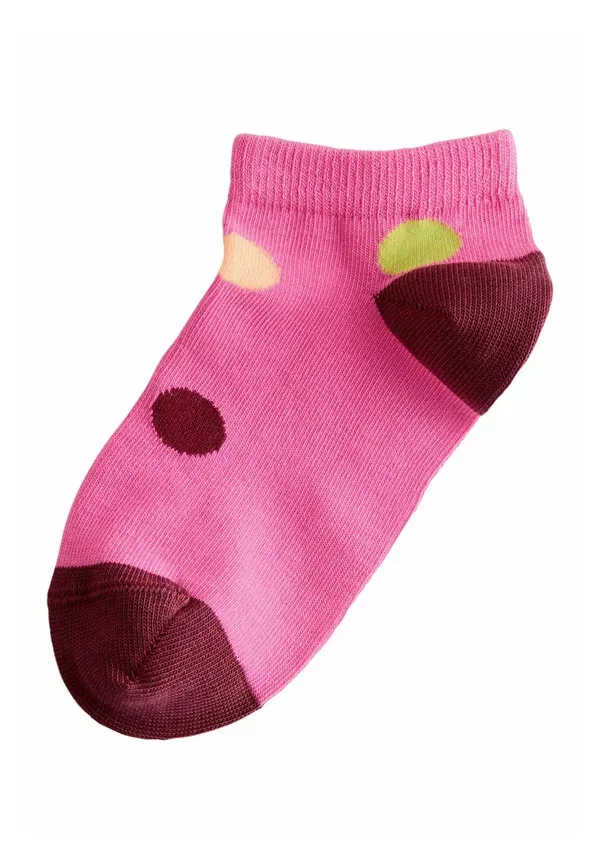 Носки Rich spot stripe 5 pack, хлопок, Next, Pink, Burgundy, Red, Green, красный/зеленый/розовый/бордовый — фото 4