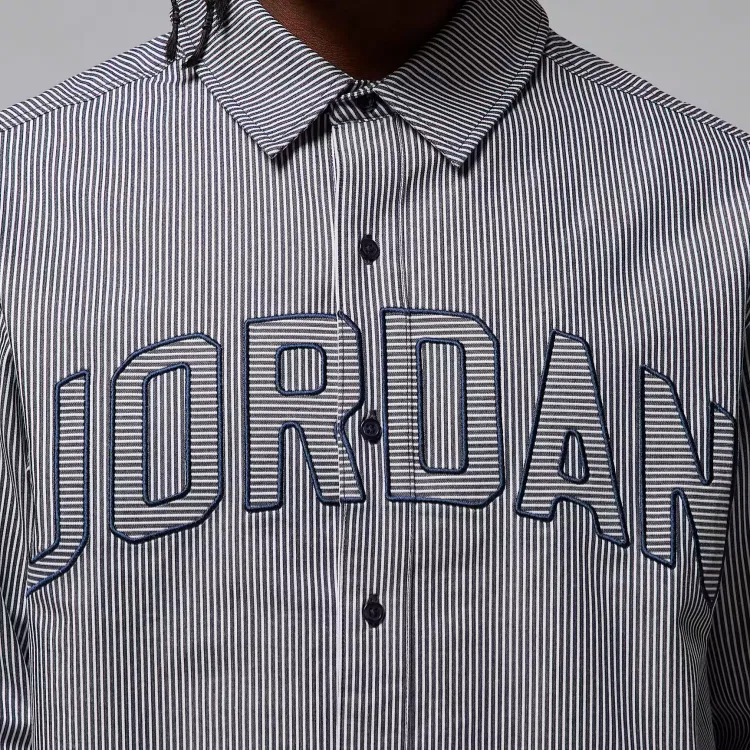Футболка мужская Flight Oxford с длинным рукавом Jordan, Obsidian Color — фото 4