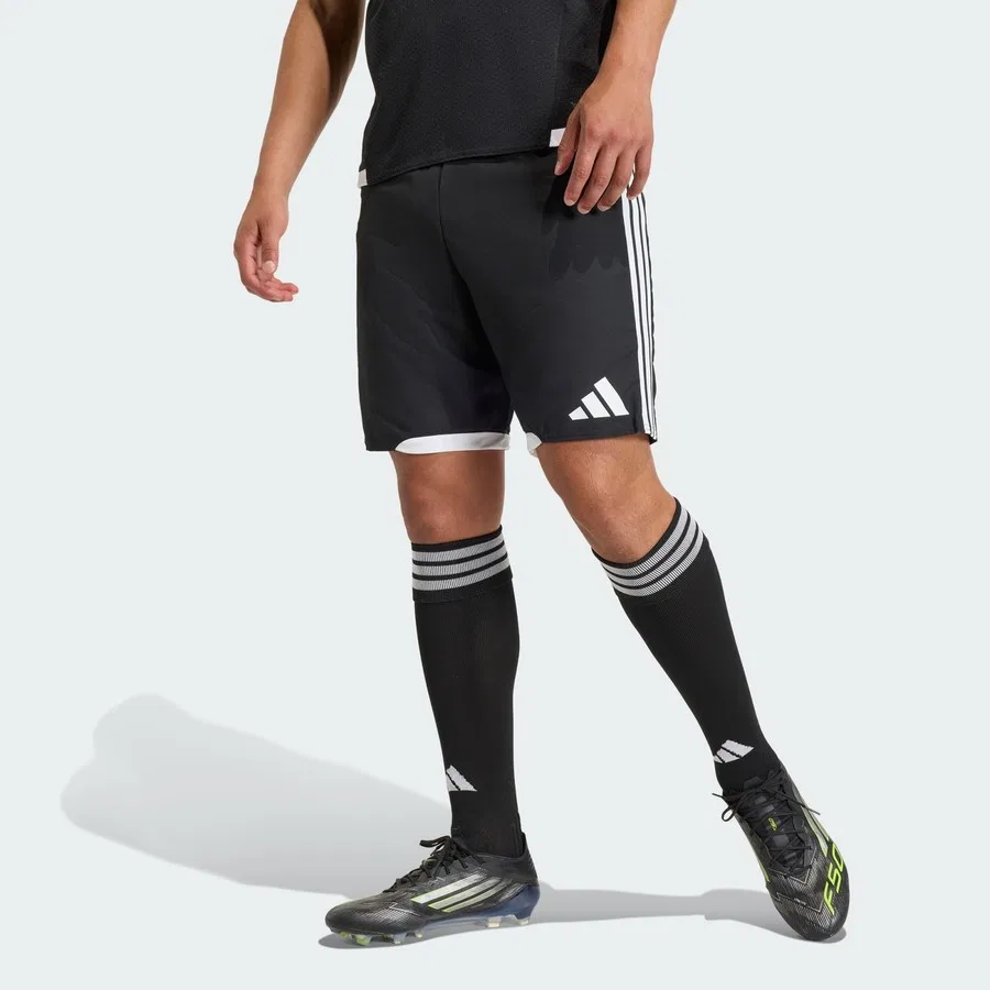 Шорты спортивные с принтом TIRO26 Competition Match Day adidas, Черно-белый