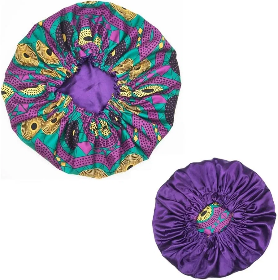 Шапочка для душа Extra Large Satin Bonnet Youllyuu, 20 шт, Paisley — фото 2