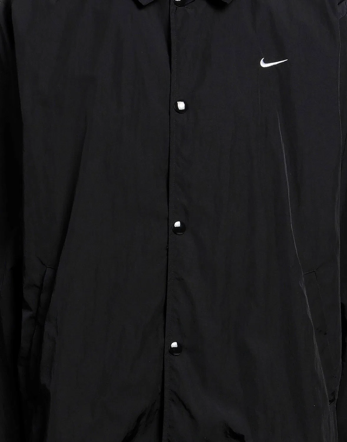 Мужская куртка-ветровка с логотипом Nike, черный — фото 4