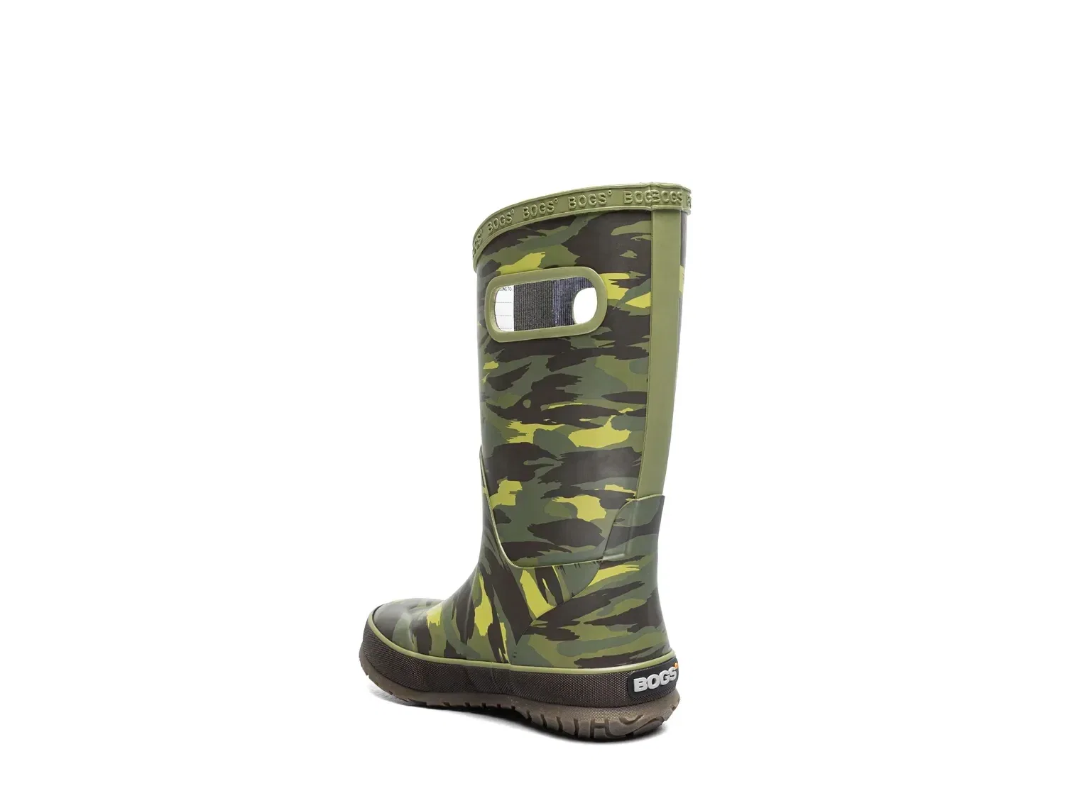 Резиновые сапоги Brush Camo для мальчиков, Bogs, зеленый/мультиколор — фото 3