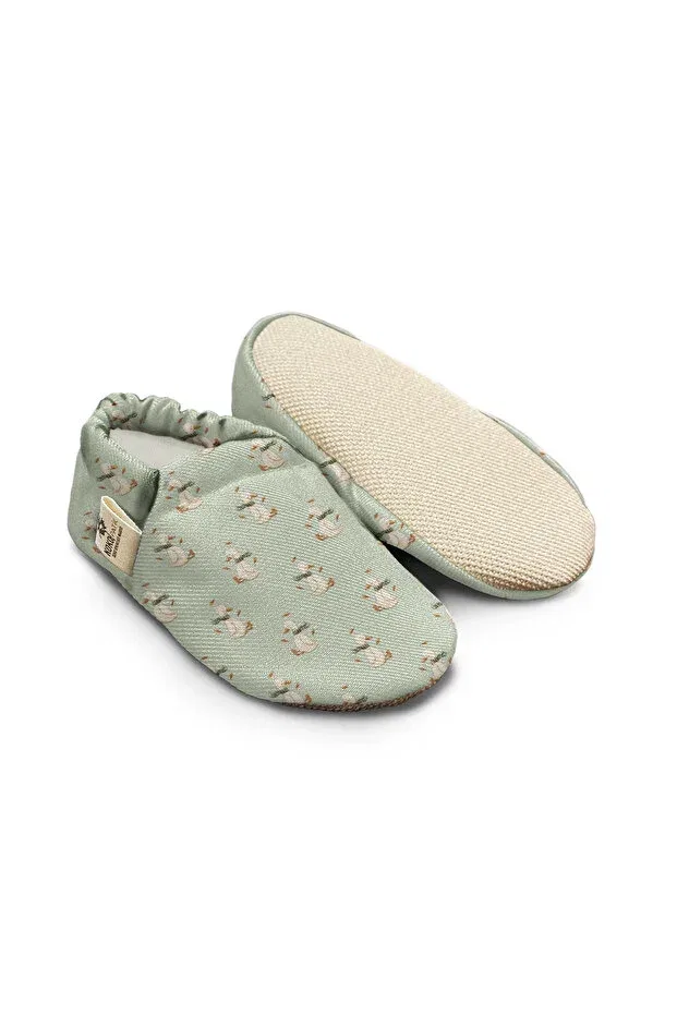 Детские пинетки с принтом Frosty pattern booties Kokopatik, Multicolor