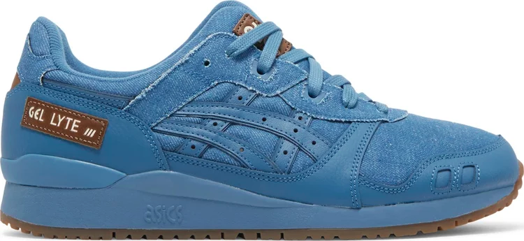 Кроссовки gel lyte 3 og 'okayama denim pack - azure' Asics, синий - фото