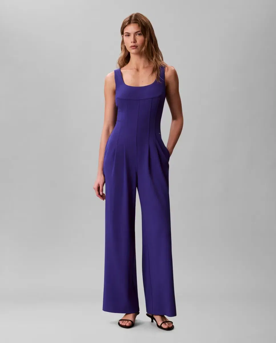 Женский комбинезон с круглым вырезом Calvin Klein, Azul