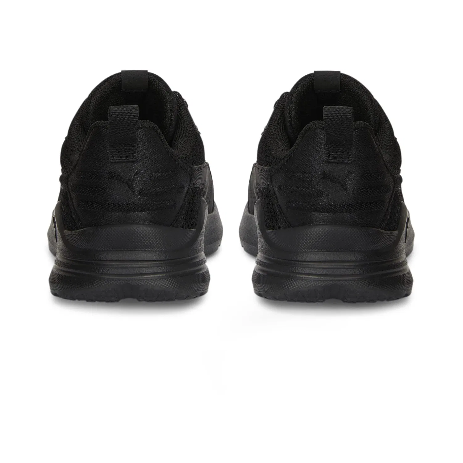 Детские кроссовки для мальчиков с сетчатым верхом Wired Run PUMA PUMA Black PUMA Black Grey Shade — фото 3
