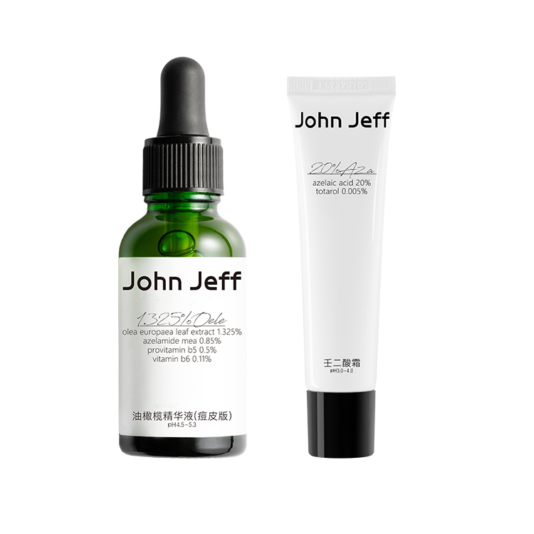 

JOHN JEFF JohnJeff Olive Acid набор для ухода за жирной и проблемной кожей, склонной к акне, 2 предмета