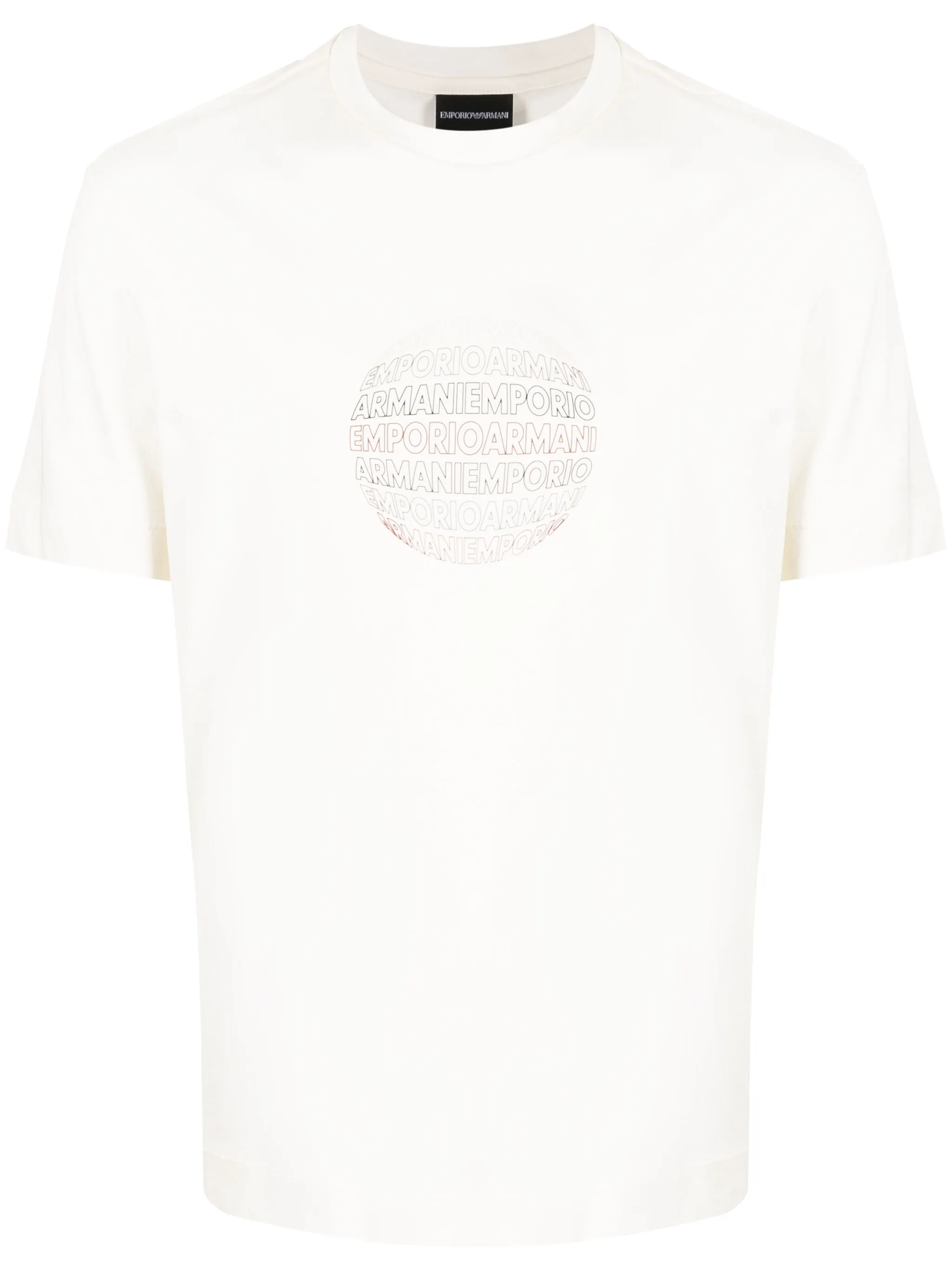 

Футболка с логотипом Emporio Armani, белый