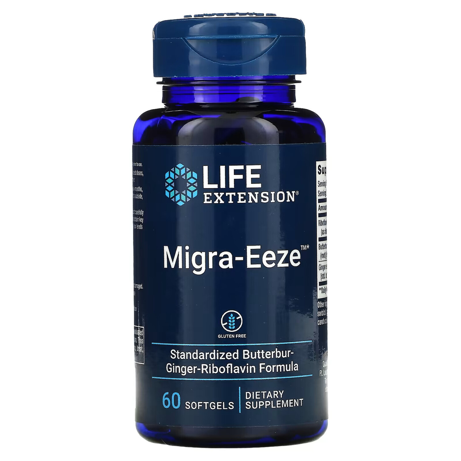 

Life Extension, Migra-Eeze, 60 мягких таблеток