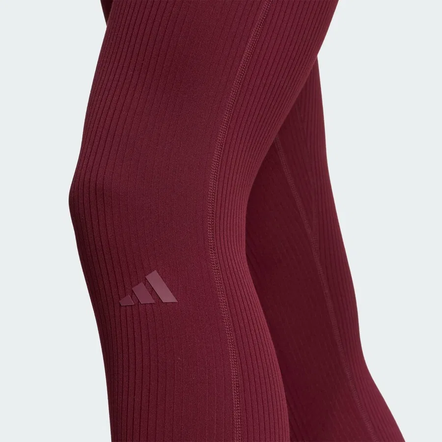 Спортивные брюки-скинни ADIDAS PERFORMANCE 'All Me' в винно-красном цвете — фото 3