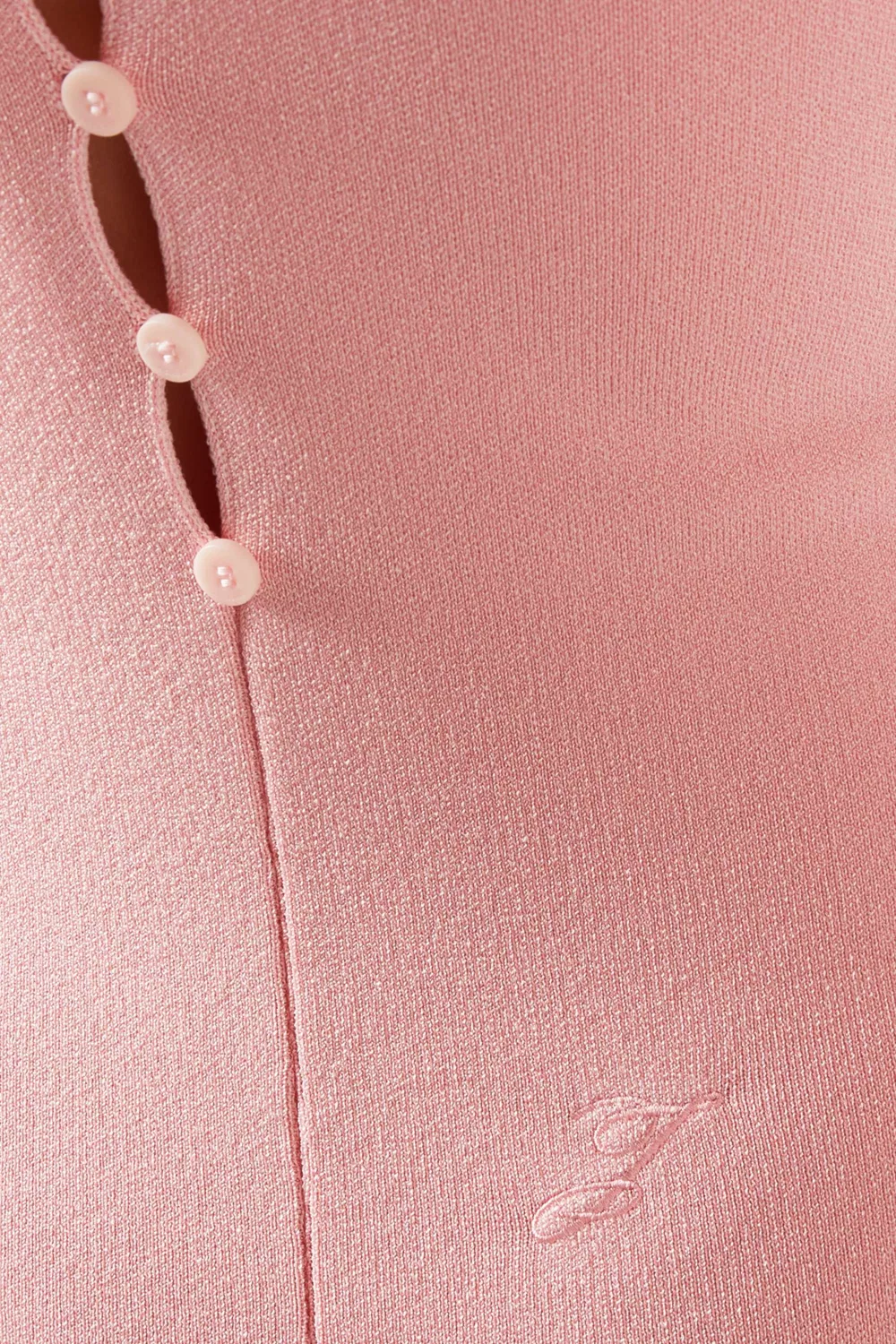 Платье с длинным рукавом Sera Jacquemus, розовый — фото 4