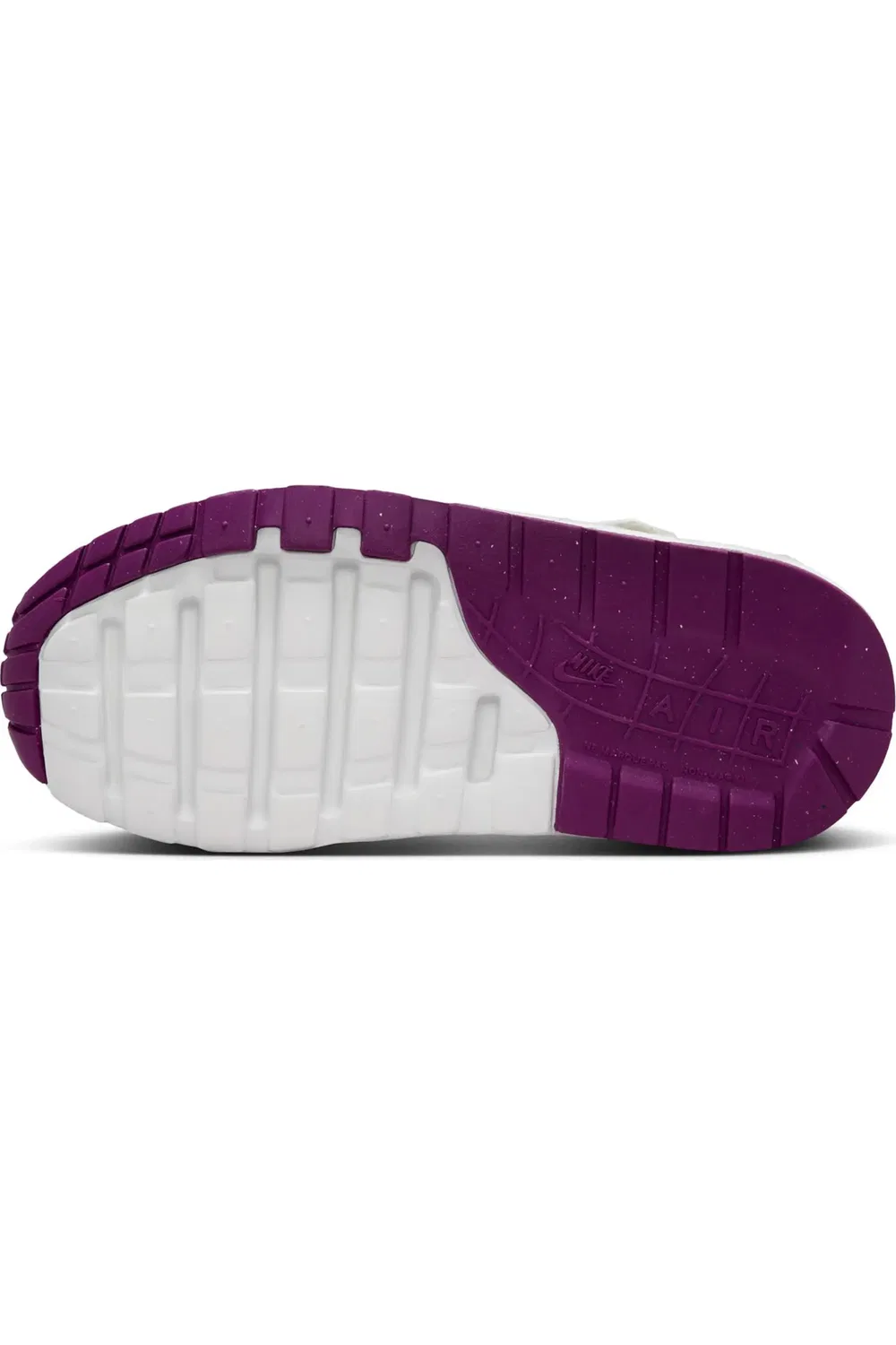 Детские кроссовки на шнуровке с EasyOn Air Max 1 Nike, Summit White/Viotech/White — фото 4