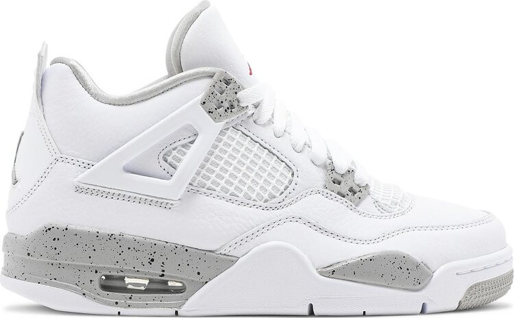 

Кроссовки Air Jordan 4 Retro GS White Oreo, серый