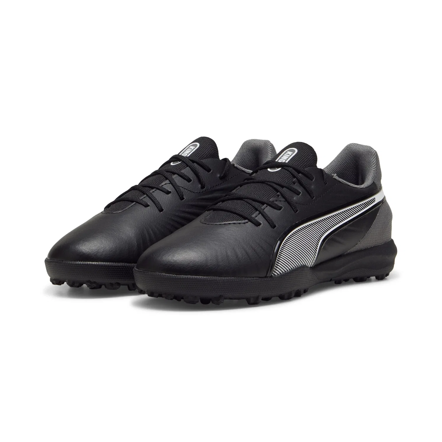 Детские футбольные бутсы с высоким дизайном PUMA, Black White Cool Dark Gray