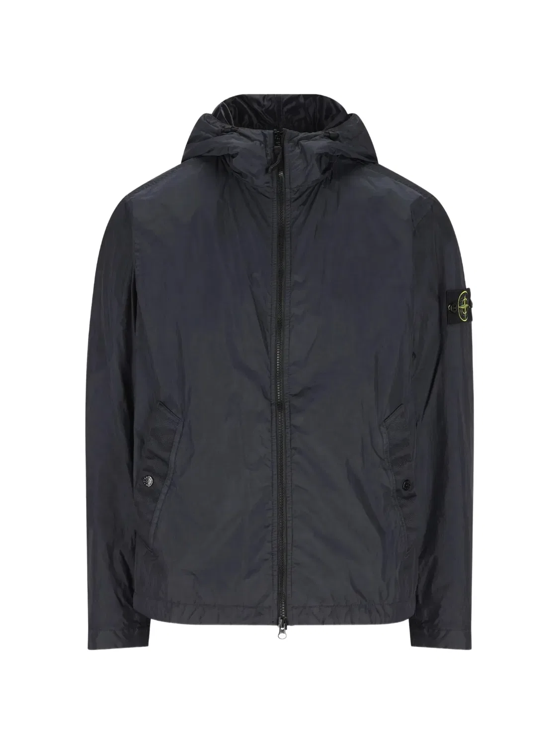 Куртка с капюшоном и эмблемой Stone Island, черный