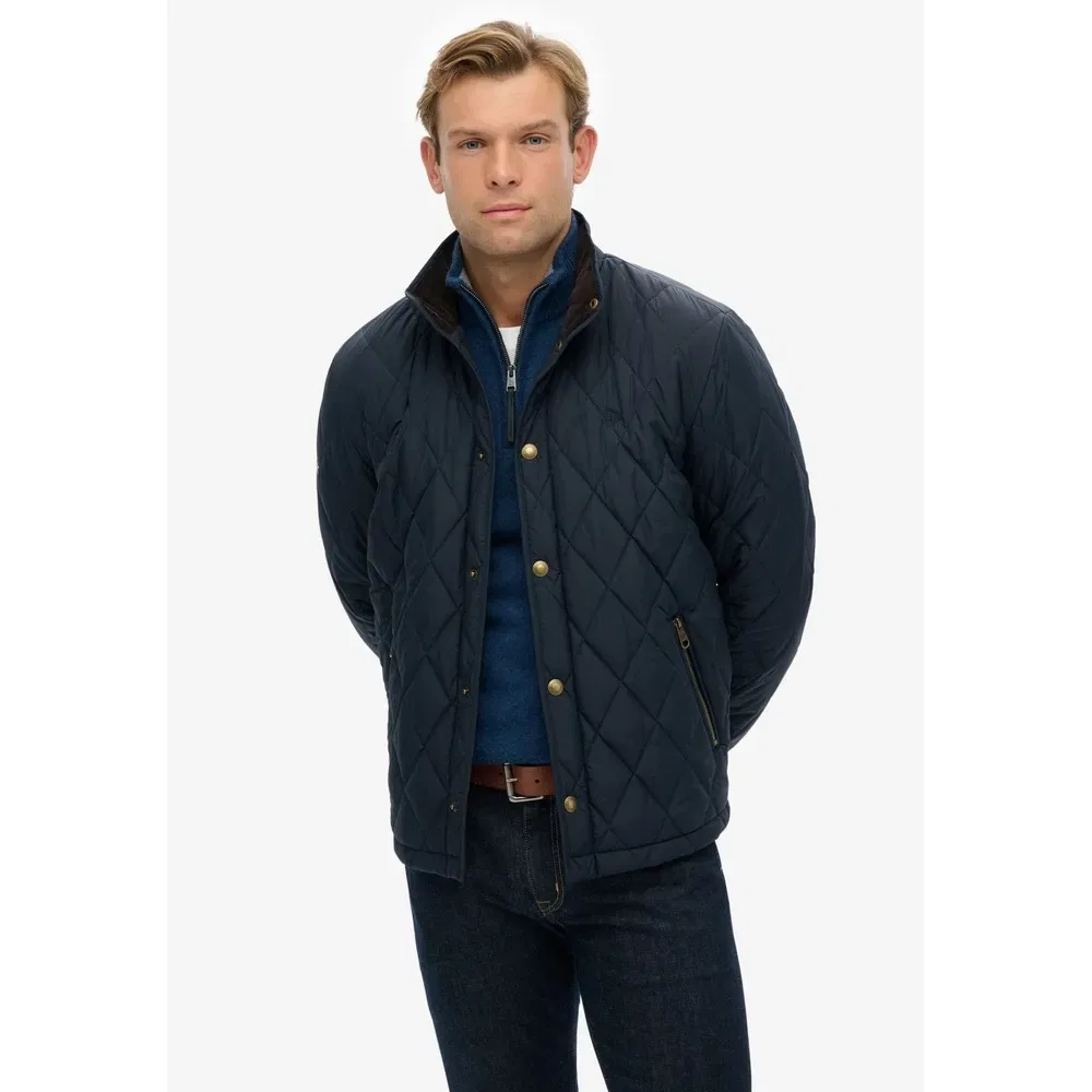 Куртка стеганая Estate Country Superdry, синий — фото 3