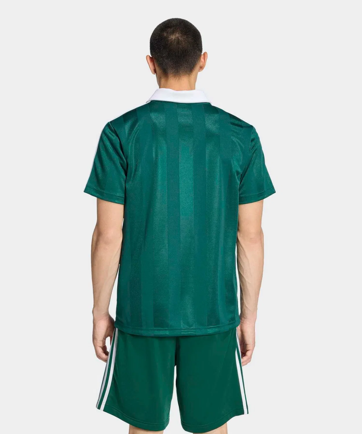 Мужская/женская футболка с V-образным вырезом Adidas Originals Archive Color Engineered Jersey, Green — фото 2