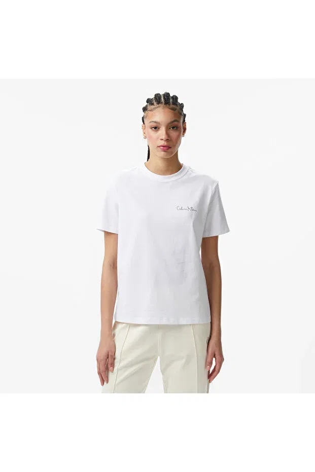 Женская футболка с принтом Classic Graphic Calvin Klein, White