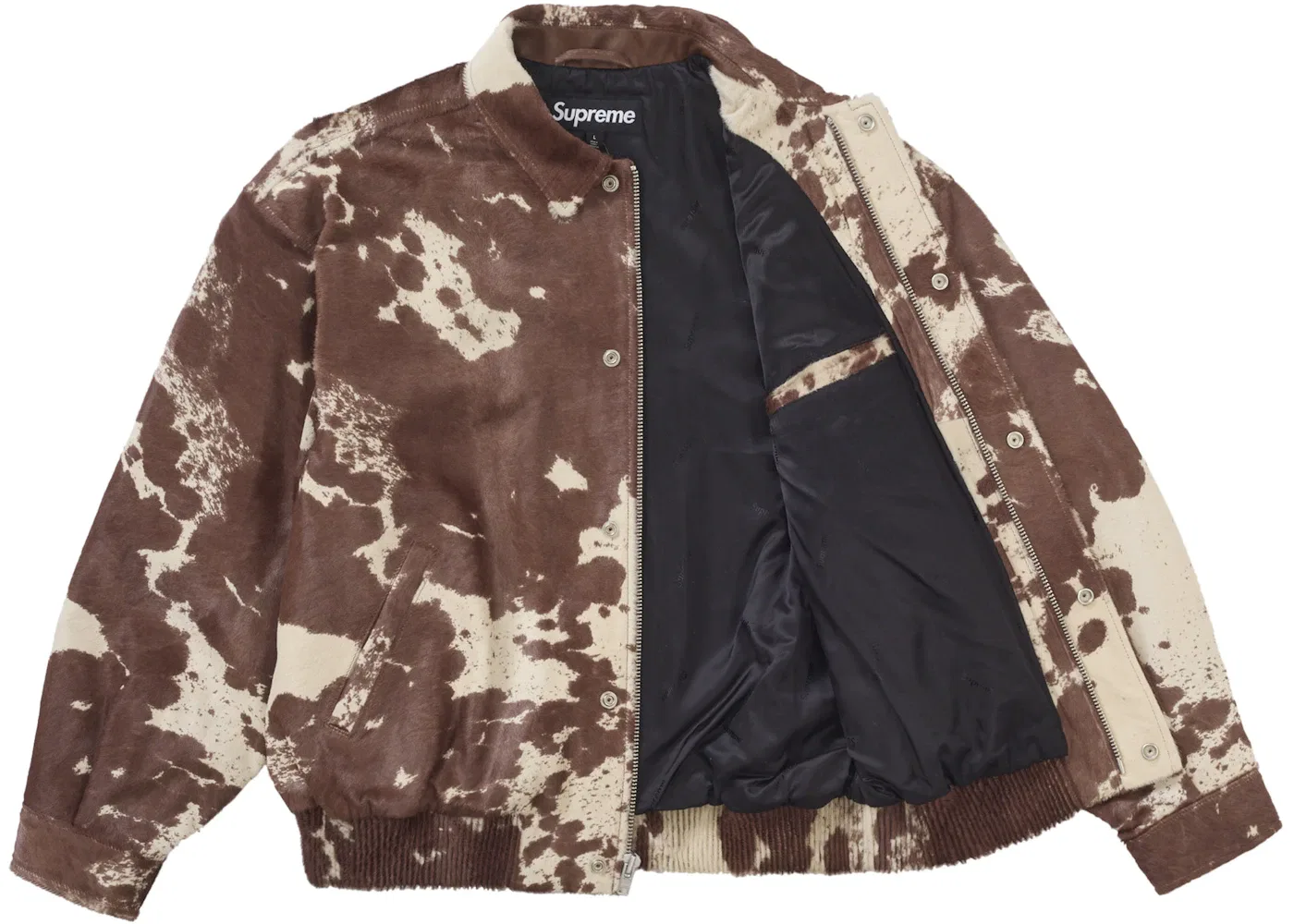 Мужская куртка с принтом Varsity Jacket Supreme, Cow — фото 2
