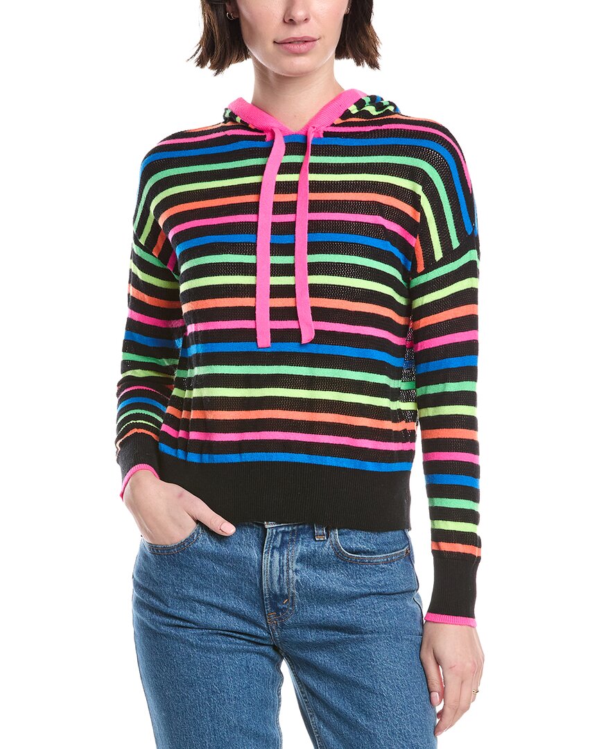 

Худи WISPR с радужными полосками из шелковой смеси, серый