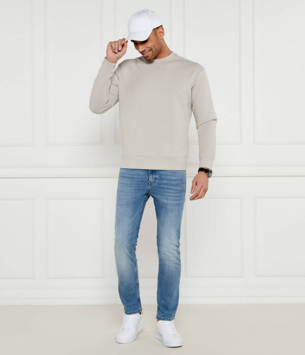 Технический свитер интерлок Loose fit Calvin Klein, желтый — фото 2