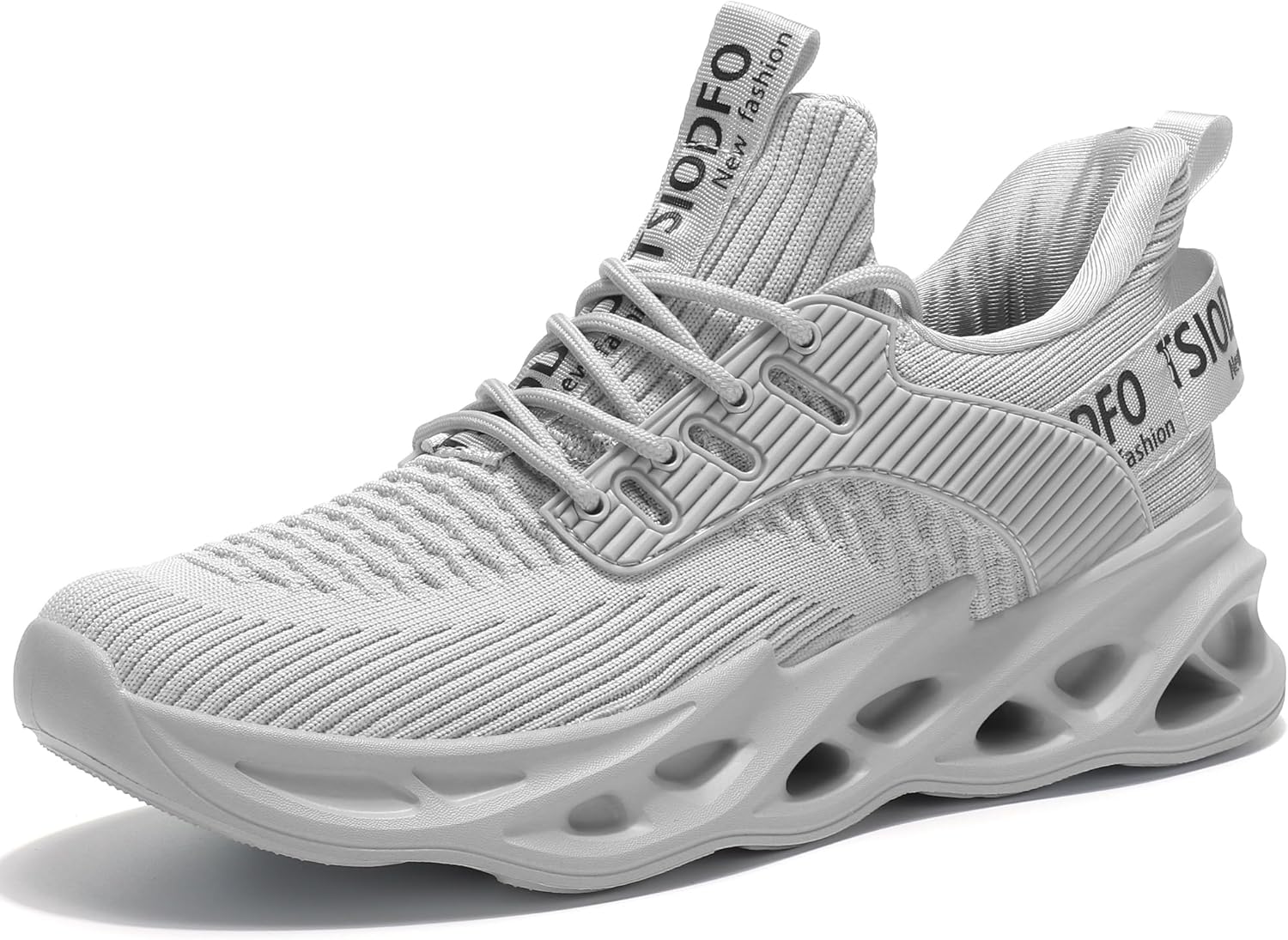 

Мужские слипоны TSIODFO, кроссовки для тенниса и прогулок, светло-серый