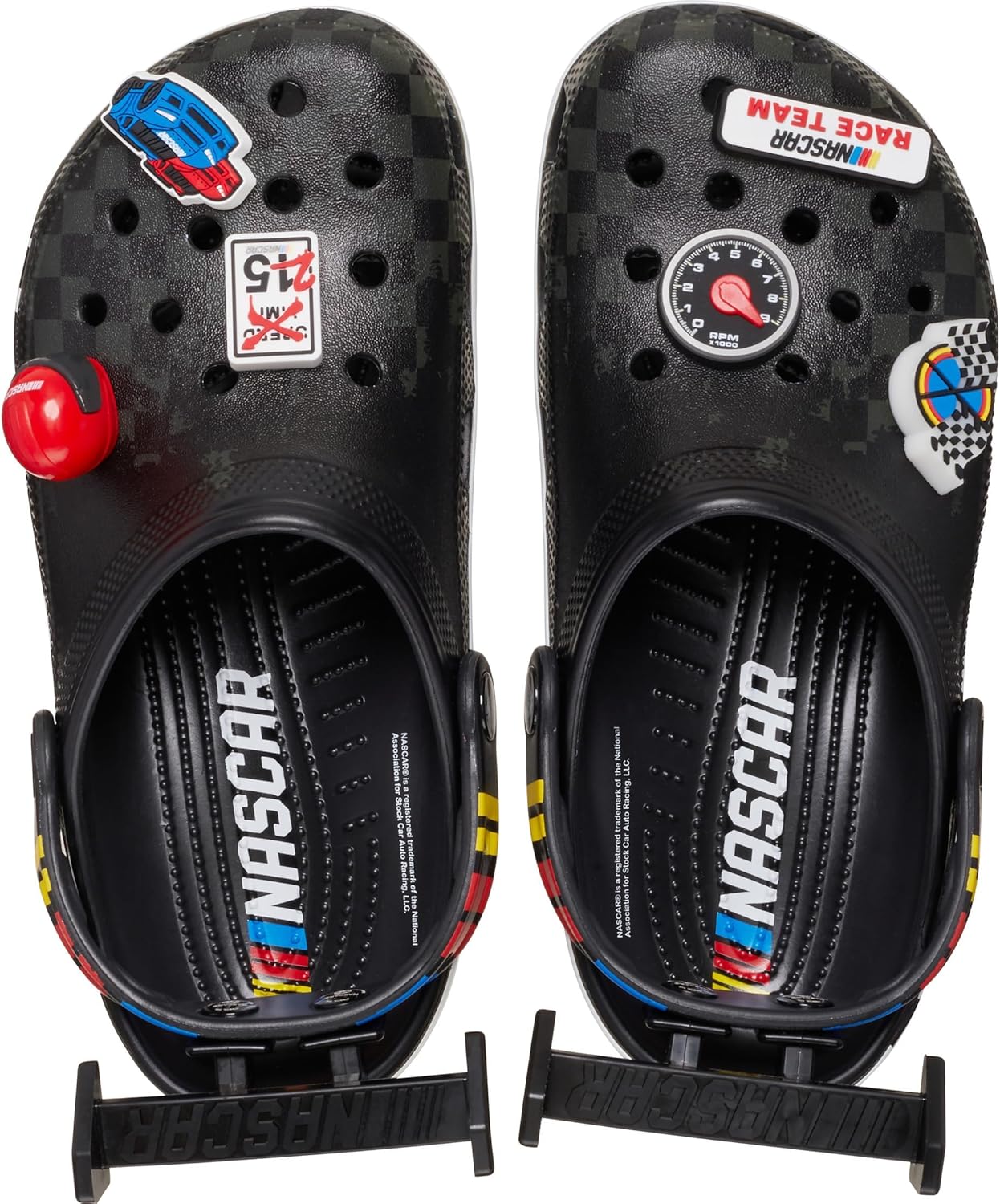 Сабо Унисекс Классические Сабо NASCAR Crocs, черный — фото 2
