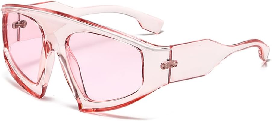 

Большие панк-солнцезащитные очки для женщин и мужчин, велосипедные солнцезащитные очки с градиентным покрытием, очки в стиле стимпанк, солнцезащитные очки UV400 generic, Pink