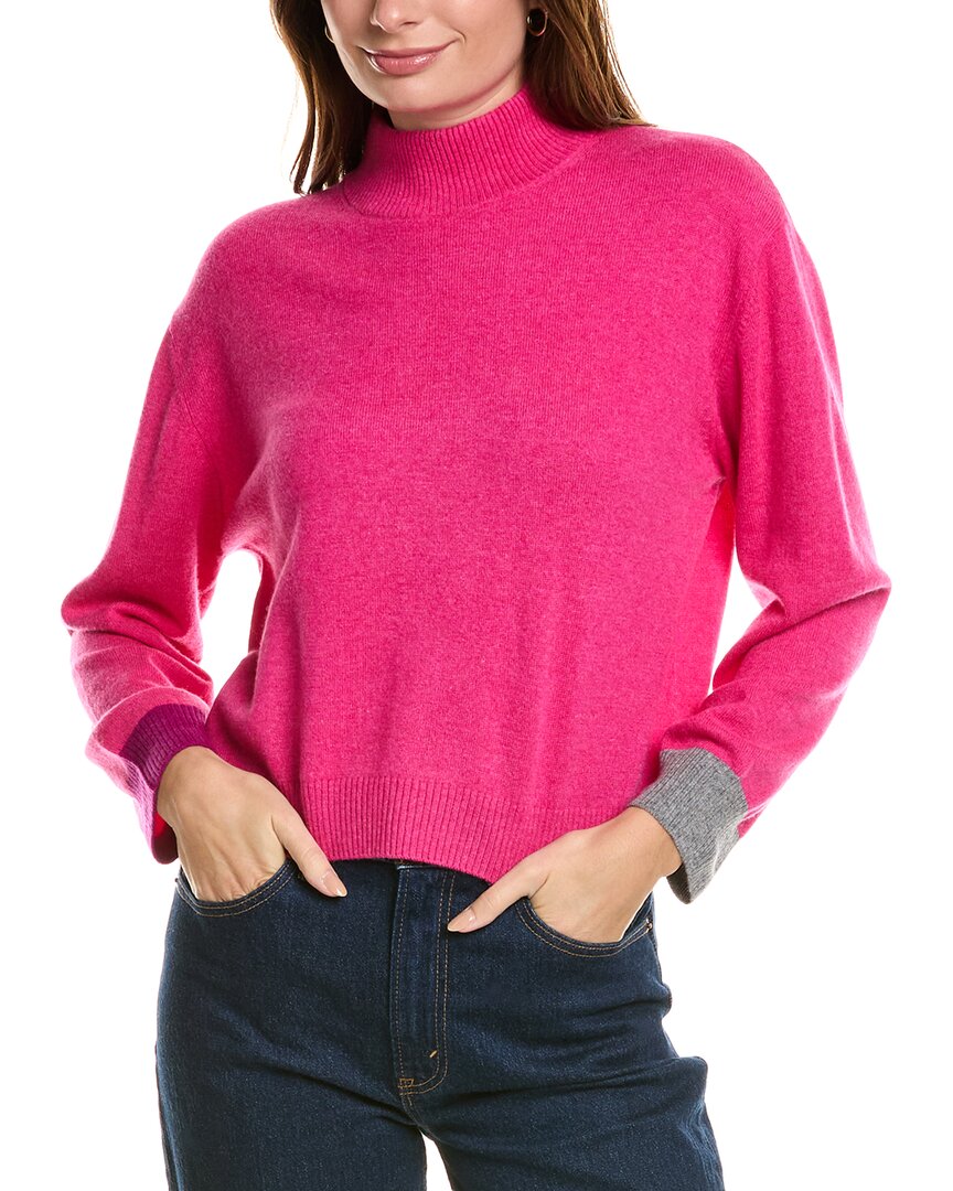 

Пуловер из кашемира Forte Cashmere Crop, розовый