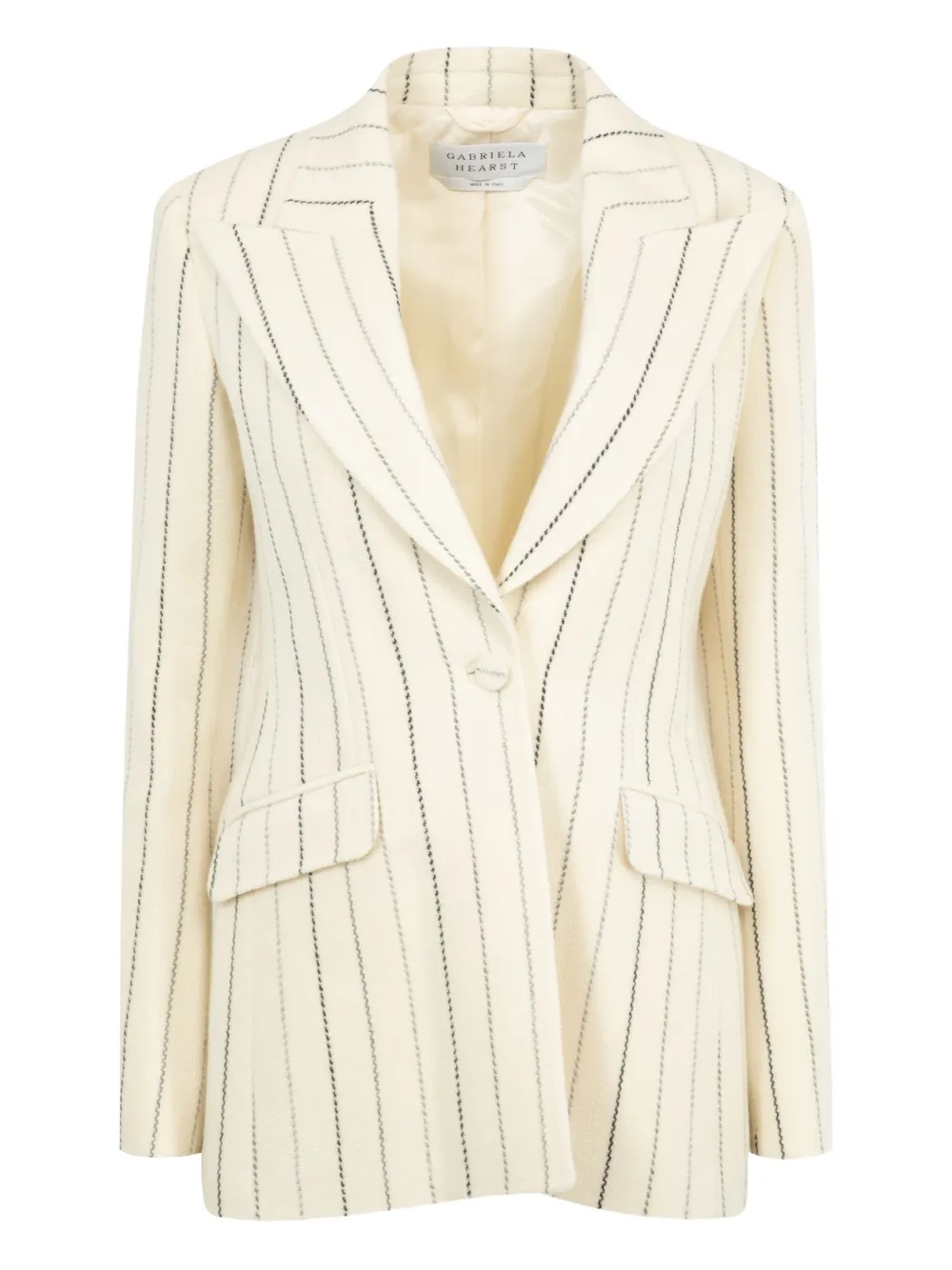 

Пиджак с полосатым узором Gabriela Hearst, нейтральный