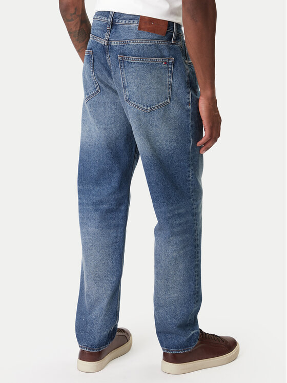 Джинсы tapered fit Harlem MW0MW41890 Tommy Hilfiger, синий — фото 3