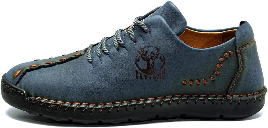 Ботинки Casual Leather FLYLAND, синие — фото 2