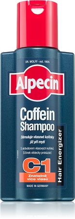 

Шампунь с кофеином для мужчин Alpecin Hair Energizer Coffein Shampoo C1, 250 ml