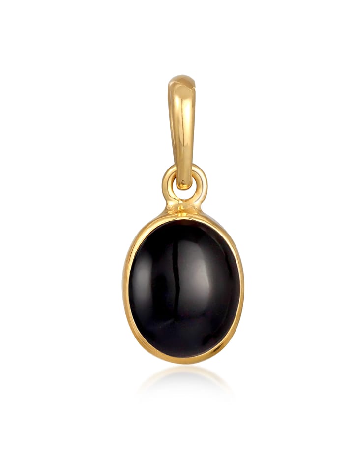 

Elli Овальный кулон из серебра 925 пробы с позолотой