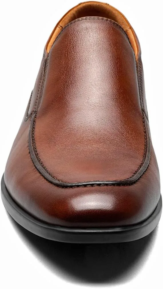 Мужские венецианские лоферы Florsheim Zaffiro Moc Toe, коньячный — фото 3