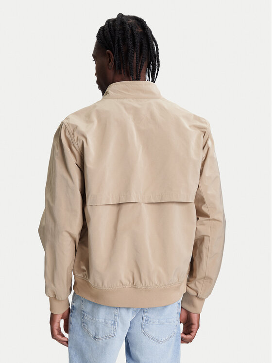 Куртка-Бомбер стандартный крой Harrington MW0MW39637 Tommy Hilfiger, бежевый — фото 3