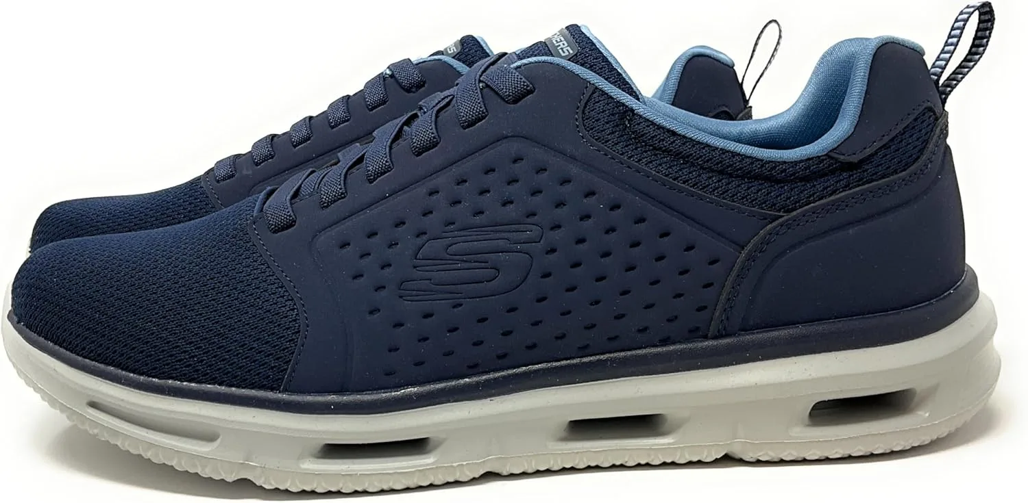 Мужские кроссовки Skechers Glide-Lite Classic Fit с эффектом памяти, темно-синий — фото 2