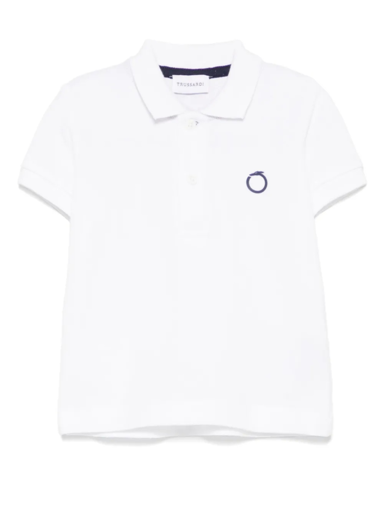 

Рубашка-поло TRUSSARDI JUNIOR с логотипом, белый