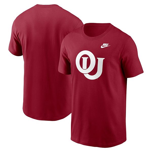 

Футболка мужская crimson oklahoma sooners legacy alternate logo Nike