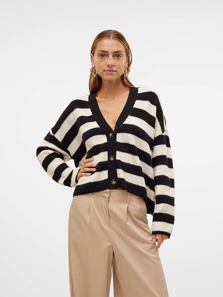

Кардиган Vero Moda, цвет schwarz/creme