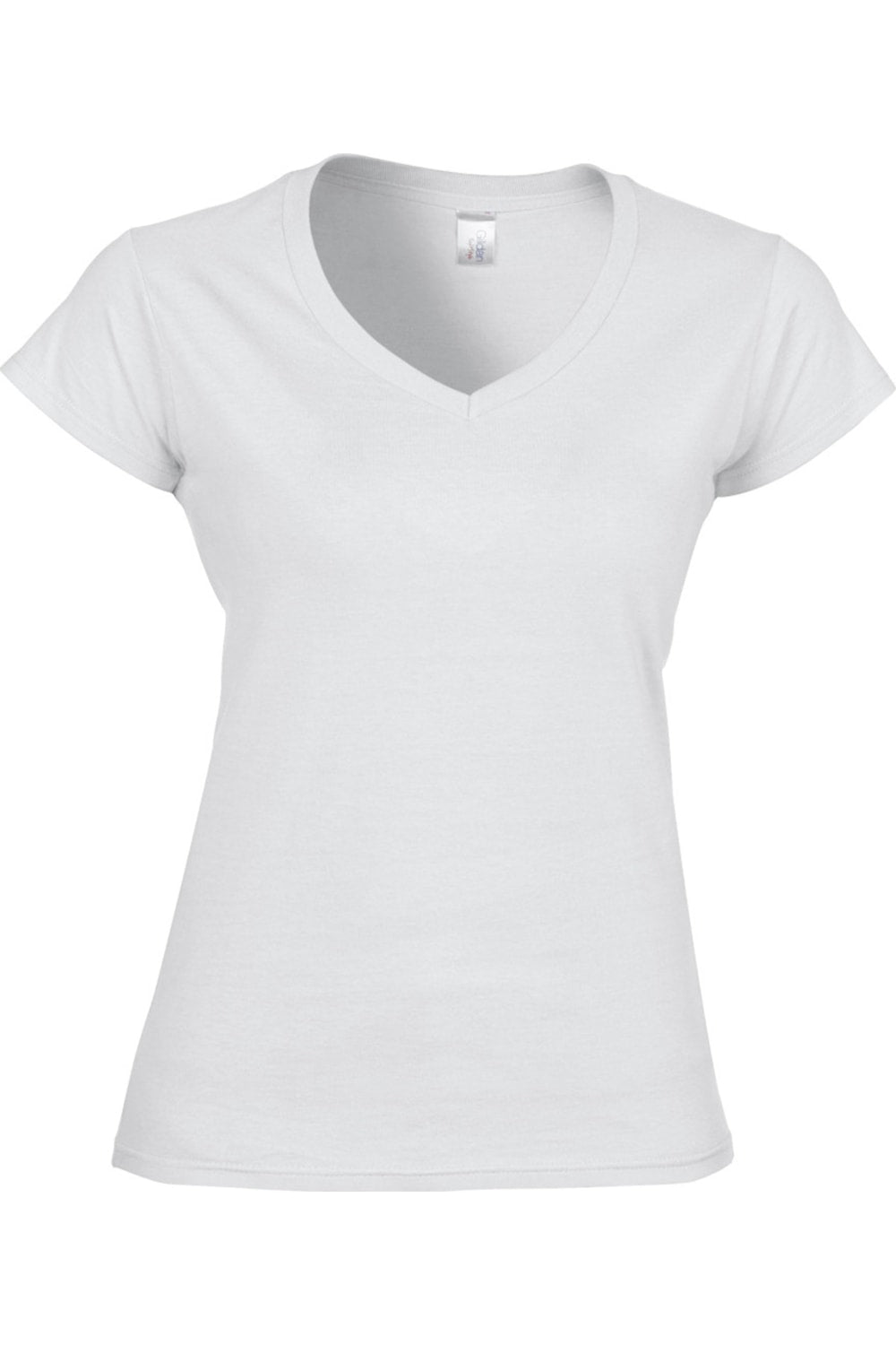 

Футболка Gildan Ladies Soft Style с коротким рукавом и V-образным вырезом, белый