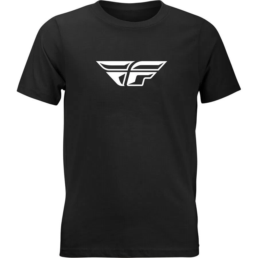 Детская футболка с крыльями Fly Racing, Black