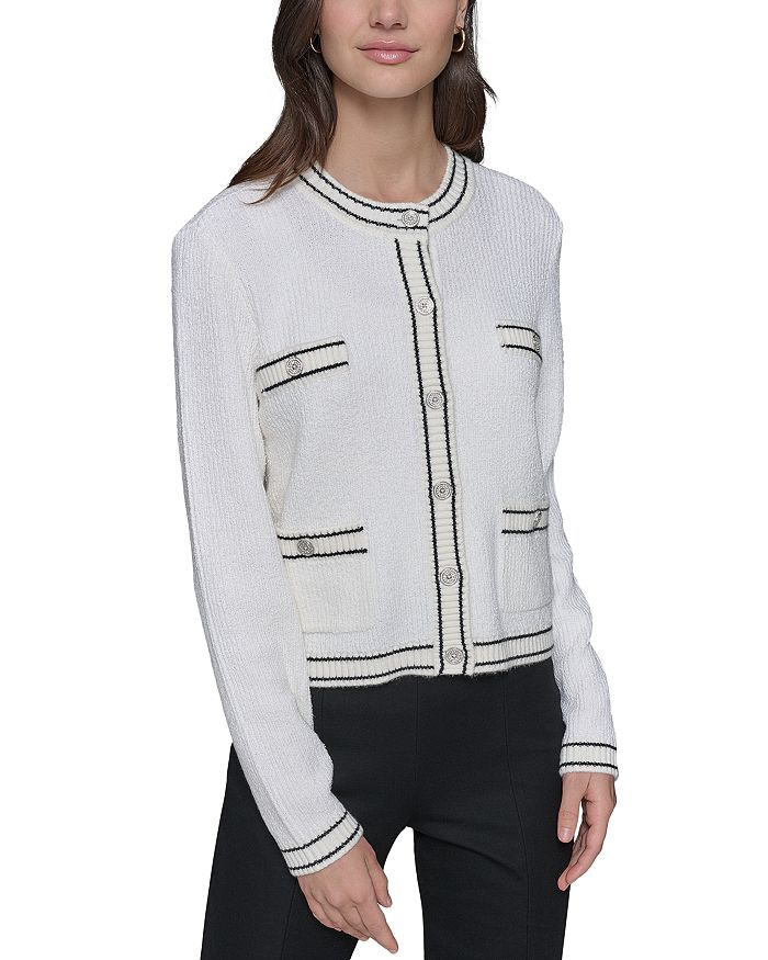 

Мелированный кардиган KARL LAGERFELD PARIS, белый