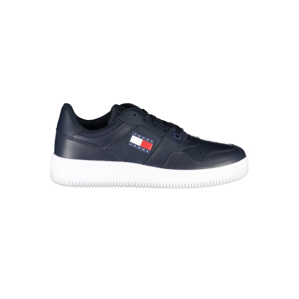 

Синие контрастные кроссовки с логотипом Tommy Hilfiger