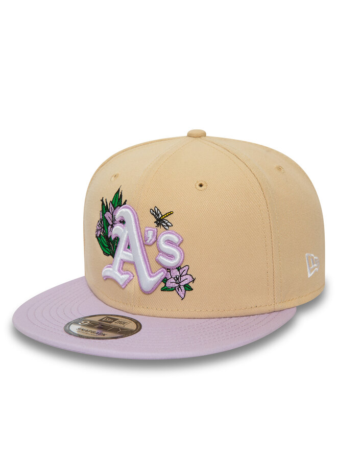 

Бейсболка New Era Mlb Floral 950 Athletics 60503502, бежевый