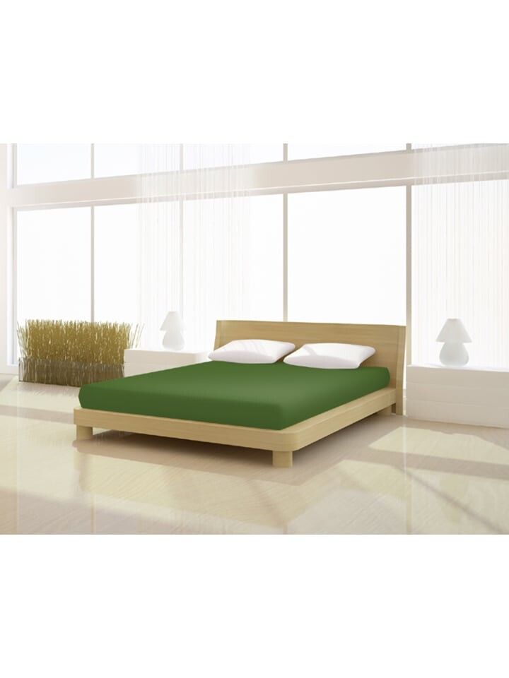 

Простыня на подгонке MrSandman Jersey classic 90 100 x 200 cm, цвет olivengrün